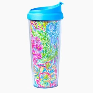 Lilly Pulitzer Thermal Mug on Lovers Coral 16oz